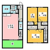 アリエッタＢ棟  ｜ 愛知県岩倉市大地町郷内（賃貸テラスハウス3LDK・1階・70.42㎡） その2