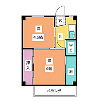 ビレッジハウス岩倉　3号棟  ｜ 愛知県岩倉市五条町渡リ所（賃貸マンション2K・1階・28.98㎡） その1