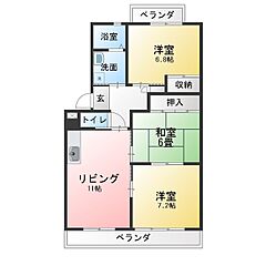 物件の間取り