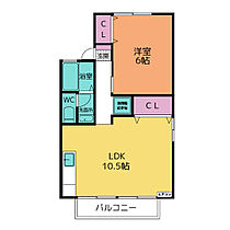 セジュール田中B棟 201 ｜ 愛知県大府市江端町３丁目102（賃貸アパート1LDK・2階・40.10㎡） その2