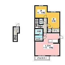 ルピナス南山  ｜ 愛知県瀬戸市南山町１丁目（賃貸アパート2LDK・2階・58.20㎡） その2