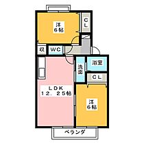 アトランティスＳ　Ａ棟  ｜ 愛知県瀬戸市若宮町３丁目（賃貸アパート2LDK・2階・54.82㎡） その2