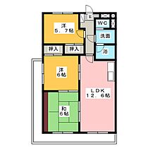 プレミール三郷  ｜ 愛知県尾張旭市三郷町栄（賃貸マンション3LDK・4階・68.25㎡） その2