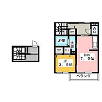 ルミエール45  ｜ 愛知県尾張旭市旭前町４丁目（賃貸アパート1DK・2階・43.35㎡） その2