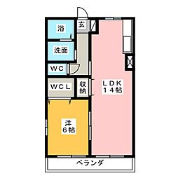 間取図画像 1LDK