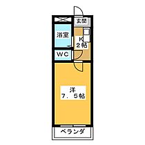 サンシャイン富士パートIV  ｜ 愛知県日進市三本木町一番割（賃貸マンション1K・2階・23.00㎡） その2