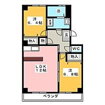 パークタウンＭＦ  ｜ 愛知県みよし市園原３丁目（賃貸マンション2LDK・3階・58.89㎡） その2