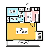 セレニール黒笹  ｜ 愛知県みよし市黒笹いずみ３丁目（賃貸アパート1K・1階・23.40㎡） その2