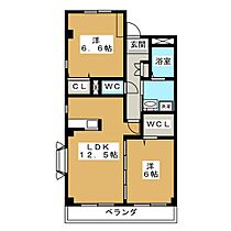 ヴィラ幸村  ｜ 愛知県日進市竹の山５丁目（賃貸マンション2LDK・1階・59.40㎡） その2