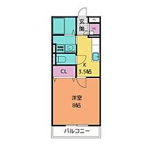 ヴェルデュール 207 ｜ 愛知県日進市米野木台２丁目1601番地（賃貸アパート1K・2階・30.03㎡） その2