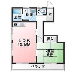 間取図画像 1LDK