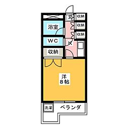 ドミトリー587 1Kの間取図画像