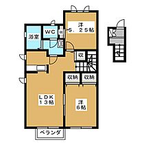 ベラ・カーサ　Ｂ棟  ｜ 愛知県あま市七宝町鷹居１丁目（賃貸アパート2LDK・2階・58.17㎡） その2