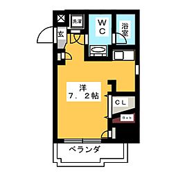 SKBUILDING5 ワンルームの間取図画像