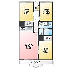 物件の間取り