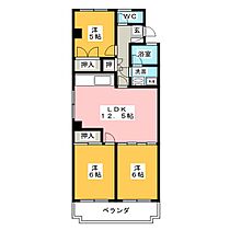 コーポ伊藤  ｜ 愛知県北名古屋市鹿田坂巻（賃貸マンション3LDK・2階・63.72㎡） その2