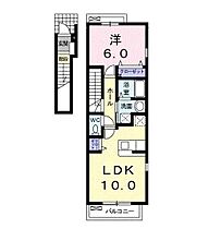 メゾンパレエ  ｜ 愛知県北名古屋市久地野権現（賃貸アパート1LDK・2階・41.98㎡） その2