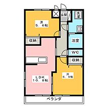 エスパートヴィル  ｜ 愛知県北名古屋市熊之庄十二社（賃貸マンション2LDK・1階・54.00㎡） その2