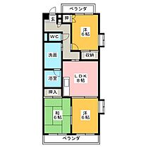 リブエールハイツ  ｜ 愛知県北名古屋市西之保青野東（賃貸マンション3LDK・2階・65.00㎡） その2