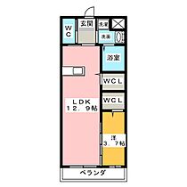 パインヒルズ西春  ｜ 愛知県北名古屋市西之保深坪（賃貸マンション1LDK・1階・40.00㎡） その2