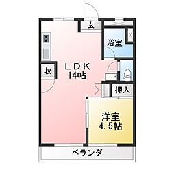 間取図画像 1LDK