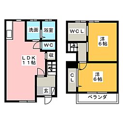 ステージY 2LDKの間取図画像