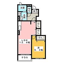 ラヴァーズＤ  ｜ 愛知県弥富市平島町五反割（賃貸アパート1LDK・1階・46.24㎡） その2