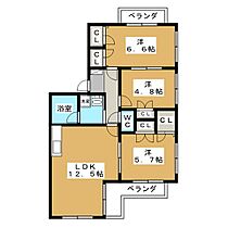 ラパン  ｜ 静岡県静岡市葵区安東２丁目（賃貸マンション3LDK・3階・66.43㎡） その2