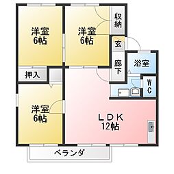 間取図画像 3LDK