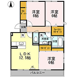 Birnen 3LDKの間取図画像