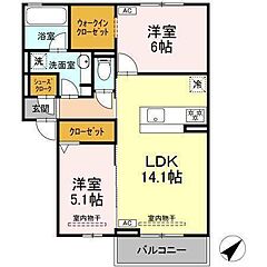 物件の間取り