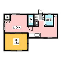 いづみ22  ｜ 静岡県静岡市清水区上原２丁目（賃貸アパート1LDK・1階・39.92㎡） その2