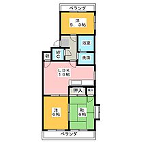 静清ハイツＭ3  ｜ 静岡県静岡市葵区瀬名川１丁目（賃貸マンション3LDK・3階・60.86㎡） その2