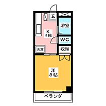 フラワーハイツ 202 ｜ 静岡県静岡市駿河区栗原（賃貸マンション1K・2階・25.92㎡） その2