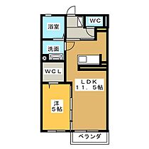 アネシスＭ  ｜ 静岡県静岡市葵区川合３丁目（賃貸アパート1LDK・1階・44.32㎡） その2