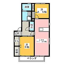 ローズマリー北脇  ｜ 静岡県静岡市清水区北脇（賃貸アパート2LDK・2階・52.27㎡） その2