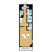 プランドールＭ  ｜ 静岡県静岡市清水区草薙１丁目（賃貸マンション1K・2階・31.28㎡） その2