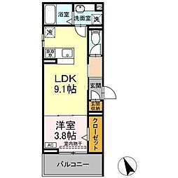 間取図画像 1LDK
