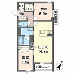 物件の間取り