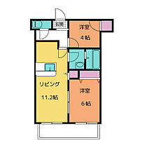 コーポダイアナ　Ｂ  ｜ 静岡県静岡市清水区渋川３丁目（賃貸アパート2LDK・2階・51.22㎡） その2