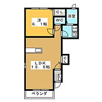 ルナパール  ｜ 静岡県静岡市清水区谷津町１丁目（賃貸アパート1LDK・1階・44.75㎡） その2