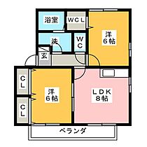 プラム85  ｜ 静岡県静岡市清水区西久保（賃貸アパート2LDK・2階・48.79㎡） その2