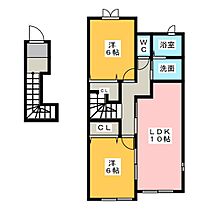 カーサ　プリムラ  ｜ 静岡県静岡市清水区三保（賃貸アパート2LDK・2階・57.22㎡） その2