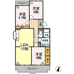 物件の間取り