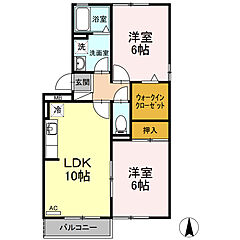 物件の間取り