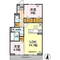 物件の間取り