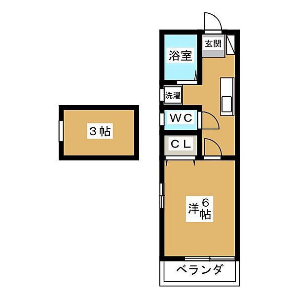 クレストール ｜静岡県静岡市駿河区馬渕１丁目(賃貸アパート1K・2階・26.73㎡)の写真 その2