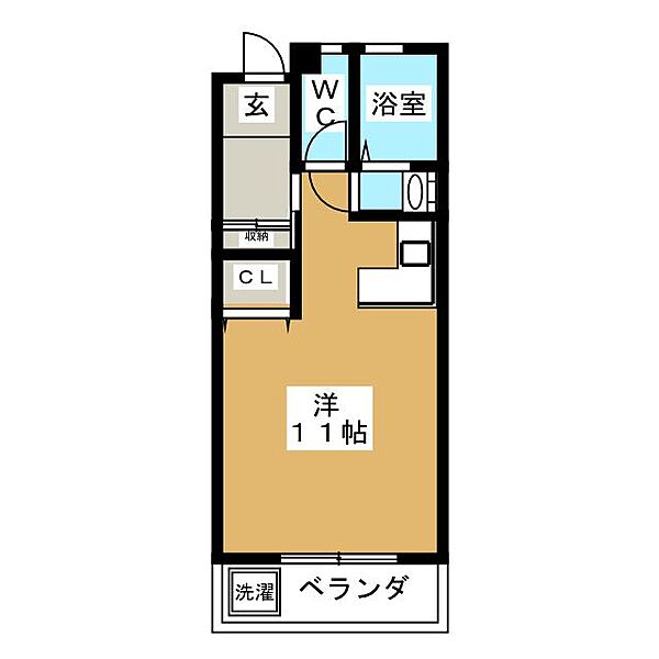 静清第2ハイツ ｜静岡県静岡市駿河区馬渕２丁目(賃貸マンション1R・3階・28.53㎡)の写真 その2