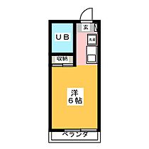 シェルブールＢ・Ａ  ｜ 静岡県静岡市駿河区下川原１丁目（賃貸アパート1R・1階・17.20㎡） その2