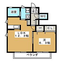 ミスト  ｜ 静岡県静岡市駿河区丸子新田（賃貸アパート1LDK・1階・46.99㎡） その2